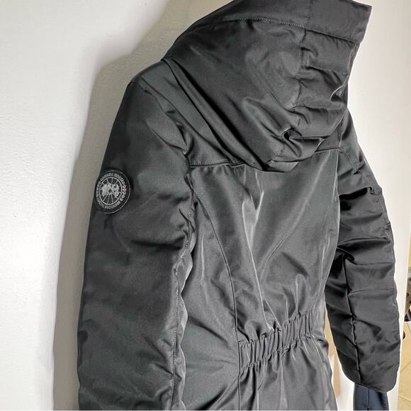 Canada Goose Elrose Down Parka Puffer in Black  Sz XS - Picture 5 of 11